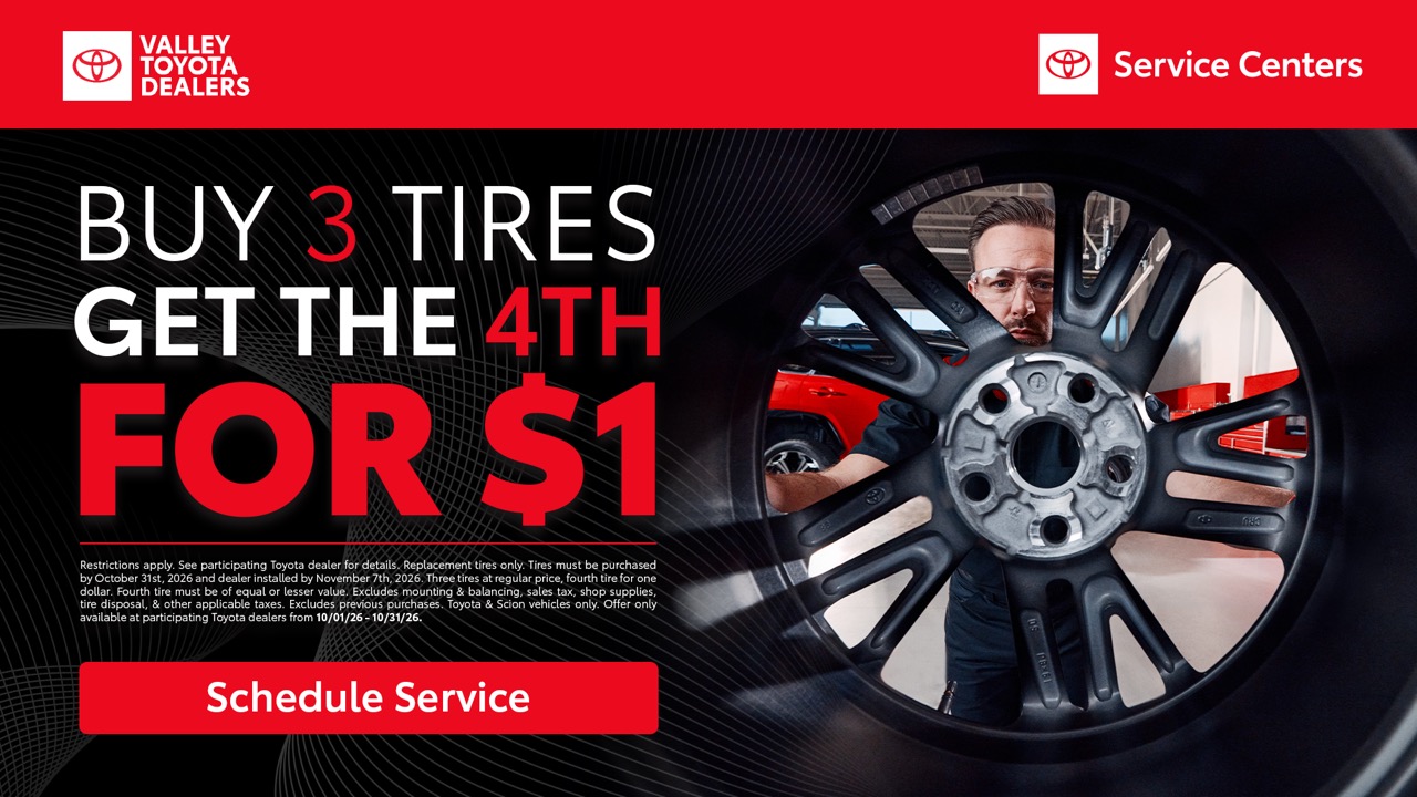 By Three Tires Get the Fourth $1